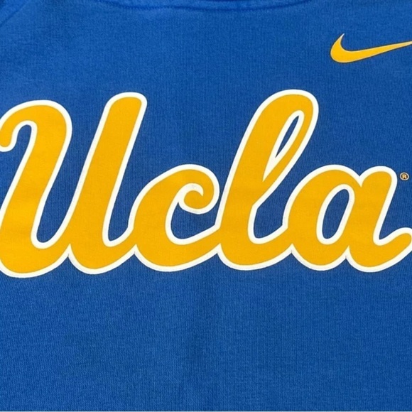 UCLA Bruins Script Logo Unisex Kids Small Nike Sweatshirt Hoodie Sweater - Picture 2 of 4